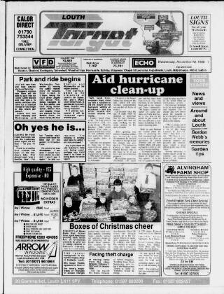 cover page of Louth Target published on November 18, 1998