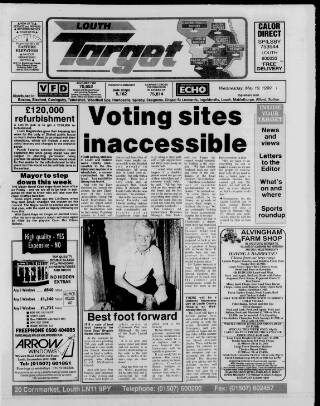 cover page of Louth Target published on May 19, 1999