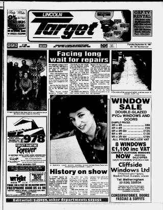 cover page of Lincoln Target published on September 18, 1997