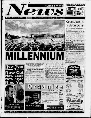 cover page of Weston & Worle News published on December 30, 1999