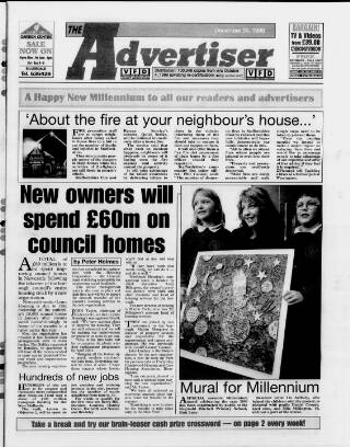 cover page of Potteries Advertiser published on December 30, 1999