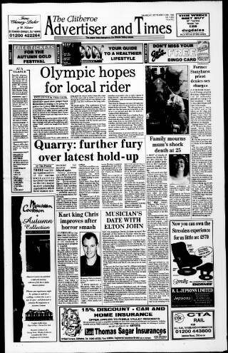 cover page of Ruislip & Northwood Informer published on September 18, 1997