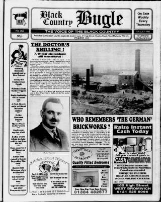 cover page of Black Country Bugle published on July 8, 1999