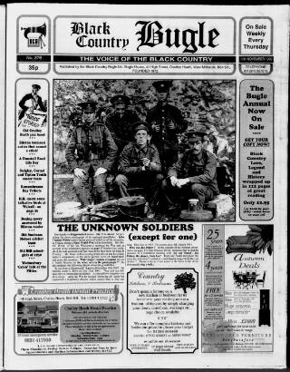 cover page of Black Country Bugle published on November 11, 1999