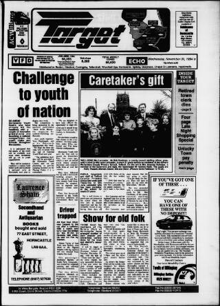 cover page of Horncastle Target published on November 30, 1994