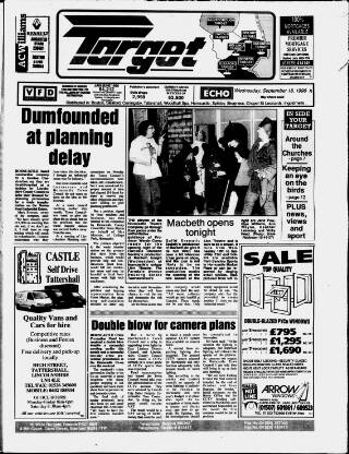 cover page of Horncastle Target published on September 18, 1996