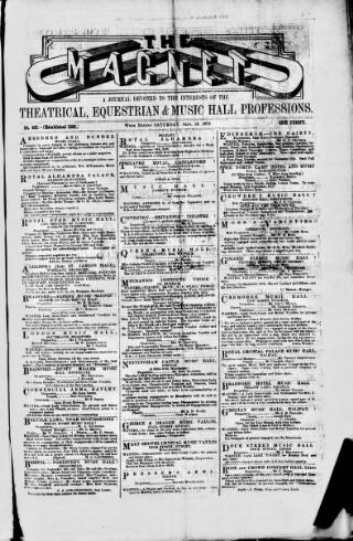 cover page of Magnet (Leeds) published on September 18, 1875