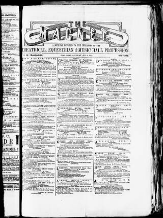 cover page of Magnet (Leeds) published on July 6, 1878