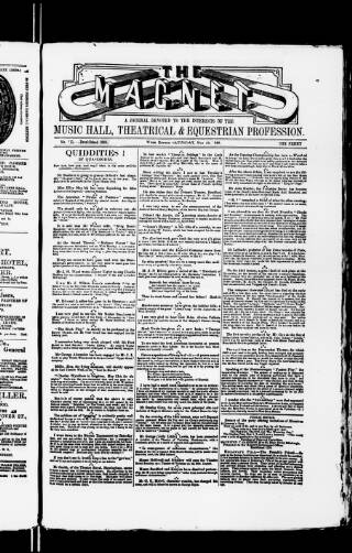 cover page of Magnet (Leeds) published on May 29, 1880