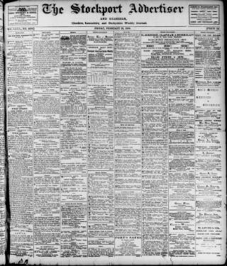 cover page of Stockport Advertiser and Guardian published on February 28, 1902