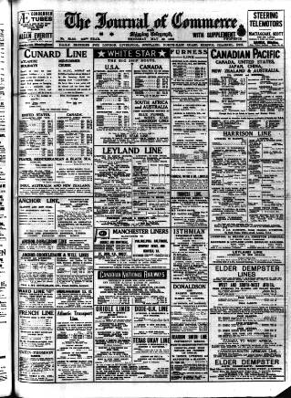cover page of Liverpool Journal of Commerce published on May 29, 1930