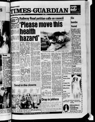 cover page of Sheerness Times Guardian published on November 30, 1979