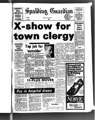 cover page of Spalding Guardian published on July 6, 1973