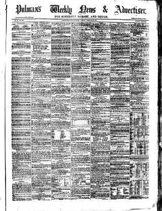 cover page of Pulman's Weekly News and Advertiser published on February 28, 1871