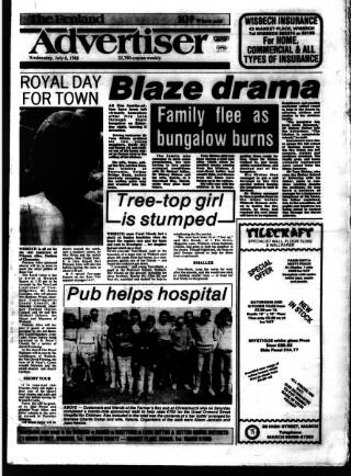 cover page of Fenland Citizen published on July 6, 1988