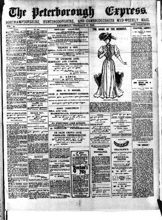 cover page of Peterborough Express published on February 28, 1906