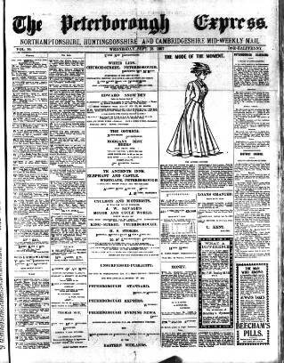 cover page of Peterborough Express published on September 18, 1907