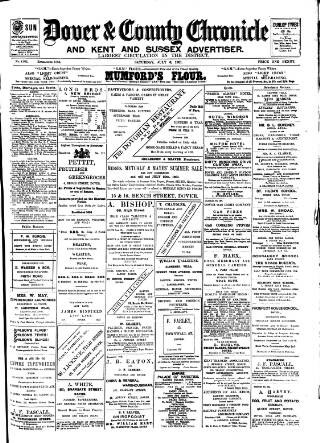 cover page of Dover Chronicle published on July 6, 1901