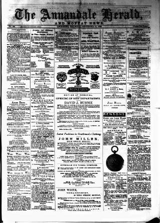 cover page of Annandale Herald and Moffat News published on September 18, 1879