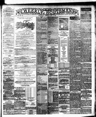 cover page of Weekly Scotsman published on July 6, 1889