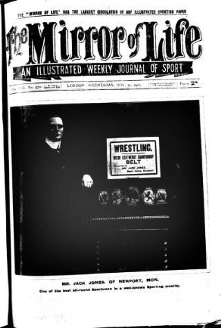 cover page of Boxing World and Mirror of Life published on November 30, 1904