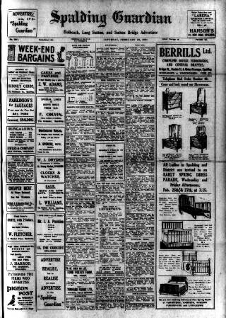 cover page of Spalding Guardian published on February 28, 1931