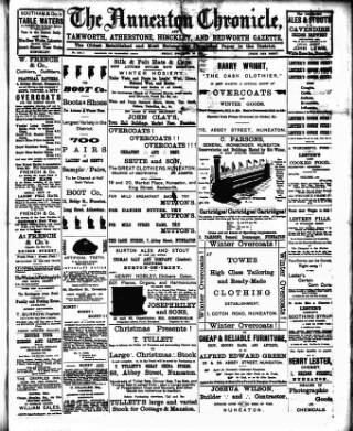 cover page of Nuneaton Chronicle published on November 30, 1894