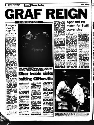 cover page of Ireland's Saturday Night published on July 6, 1996