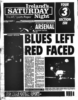 cover page of Ireland's Saturday Night published on November 15, 1997