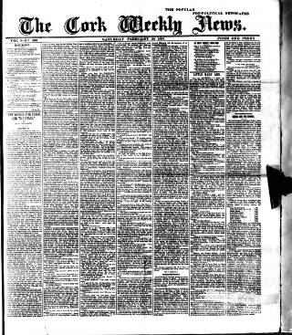 cover page of Cork Weekly News published on February 28, 1891
