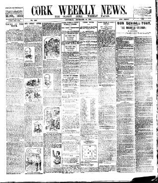 cover page of Cork Weekly News published on November 30, 1901