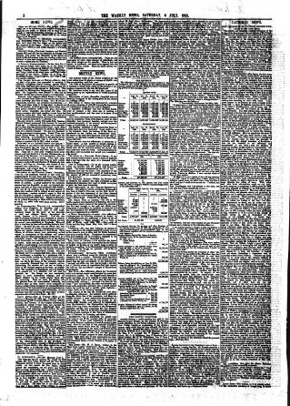 cover page of Dublin Weekly News published on July 6, 1861