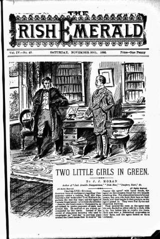 cover page of Irish Emerald published on November 30, 1895
