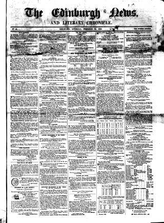 cover page of Edinburgh News and Literary Chronicle published on December 30, 1848