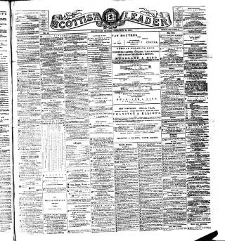cover page of Scottish Leader published on February 28, 1887