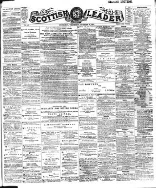 cover page of Scottish Leader published on November 30, 1887
