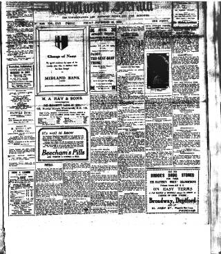cover page of Woolwich Herald published on November 30, 1923