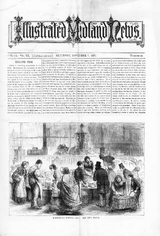 cover page of Illustrated Midland News published on November 5, 1870