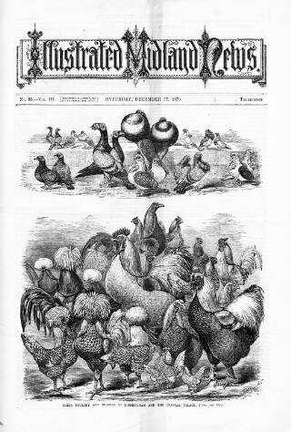 cover page of Illustrated Midland News published on December 17, 1870