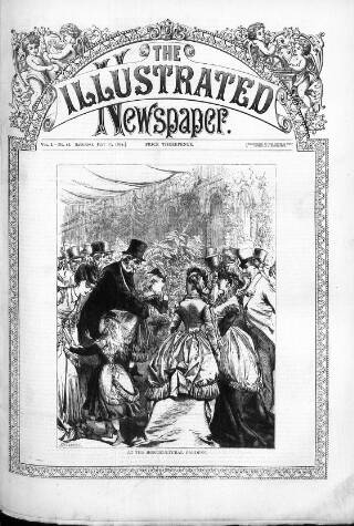 cover page of Illustrated Newspaper published on July 15, 1871