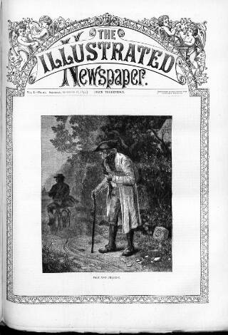 cover page of Illustrated Newspaper published on September 16, 1871