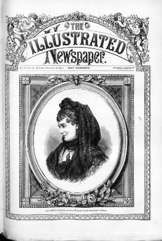 cover page of Illustrated Newspaper published on November 18, 1871