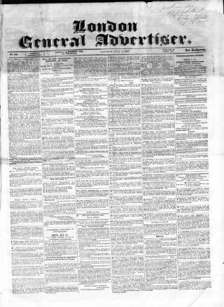 cover page of Morning Mail (London) published on July 7, 1866