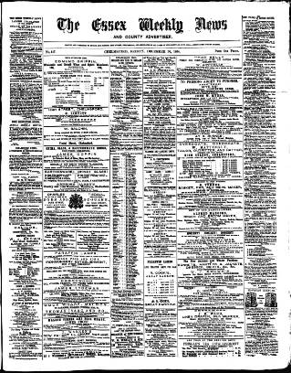 cover page of Essex Weekly News published on December 30, 1864