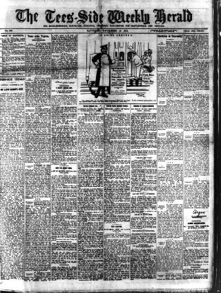 cover page of Tees-side Weekly Herald published on November 15, 1913