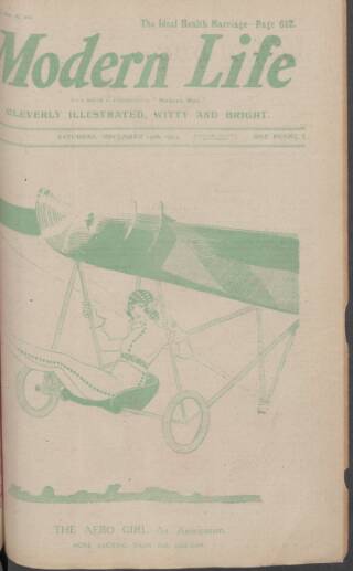 cover page of Modern Man published on November 15, 1913