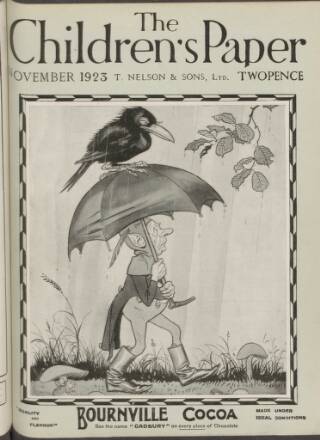 cover page of Children's Paper published on November 1, 1923