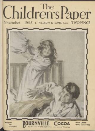 cover page of Children's Paper published on November 1, 1925