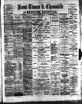 cover page of Kent Times published on February 28, 1903