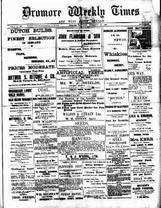 cover page of Dromore Weekly Times and West Down Herald published on November 30, 1907